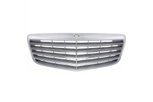 Μάσκα Για Mercedes-Benz E-Class W211 06-09 Avantgarde Χρώμιο/Ασημί 1 Τεμάχιο