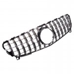 Μάσκα Για Mercedes-Benz A-Class W176 15-18 Gt Amg Panamericana Look Μαύρο/Χρώμιο 1 Τεμάχιο