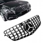 Μάσκα Για Mercedes-Benz E-Class W212 09-13 Gt Amg Panamericana Look Μαύρο/Χρώμιο 1 Τεμάχιο