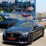 Μάσκα Για Mercedes-Benz C-Class W205 14+ Gt Amg Panamericana Look Γυαλιστερή Μαύρη 1 Τεμάχιο