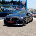 Μάσκα Για Mercedes-Benz C-Class W205 14+ Gt Amg Panamericana Look Γυαλιστερή Μαύρη 1 Τεμάχιο