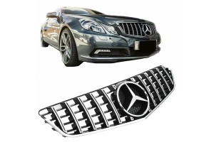 Μάσκα Για Mercedes-Benz E-Class Coupe W207 / C207 07-14 Gt Amg Panamericana Look Μαύρο/Χρώμιο 1 Τεμάχιο