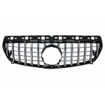 Μάσκα Για Mercedes-Benz A-Class W176 12-15 Gt Amg Panamericana Look Μαύρο/Χρώμιο 1 Τεμάχιο