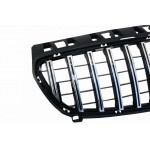 Μάσκα Για Mercedes-Benz A-Class W176 12-15 Gt Amg Panamericana Look Μαύρο/Χρώμιο 1 Τεμάχιο