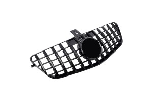 Μάσκα Για Mercedes-Benz E-Class W212 09-13 Gt Amg Panamericana Look Γυαλιστερή Μαύρη 1 Τεμάχιο