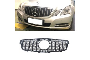 Μάσκα Για Mercedes-Benz E-Class W212 09-13 Gt Amg Panamericana Look Γυαλιστερή Μαύρη 1 Τεμάχιο