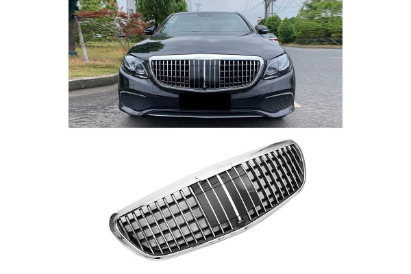 Μάσκα Για Mercedes-Benz E-Class W213 16-20 Exclusive Maybach Look Χρώμιο 1 Τεμάχιο