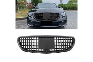 Μάσκα Για Mercedes-Benz E-Class W213 16-20 Exclusive Maybach Look Γυαλιστερό Μαύρο 1 Τεμάχιο
