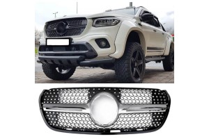 Μάσκα Για Mercedes-Benz X-Class W470 18+ Diamond Look Χρώμιο 1 Τεμάχιο