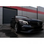 Μάσκα Για Mercedes-Benz CLA-Class C117 / W117 13-19 Gt Amg Panamericana Look Μαύρη Γυαλιστερή 1 Τεμάχιο