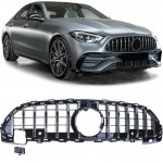 Μάσκα Για Mercedes-Benz C-Class W206 21+ Gt Amg Panamericana Look 360° Μαύρο/Χρώμιο 1 Τεμάχιο