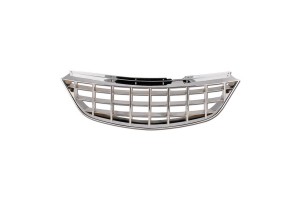 Μάσκα Για Opel Corsa D 06-11 Χωρίς Σήμα Με Κάθετες Γραμμές Χρωμίου 1 Τεμάχιο