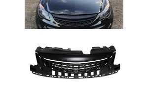 Μάσκα Για Opel Corsa D 11-14 Χωρίς Σήμα Με Κάθετες Γραμμές Μαύρη Ματ 1 Τεμάχιο