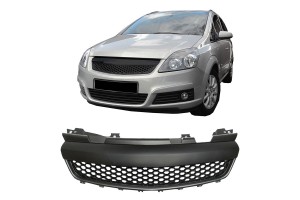 Μάσκα Για Opel Zafira B 05-08 Κυψελωτή Χωρίς Σήμα Μαύρη Ματ 1 Τεμάχιο