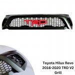 Μάσκα Για Toyota Hilux 2015+ Revo Μαύρο Χρώμα Trd