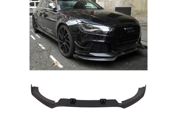 Μπροστινό Spoiler Για Audi A6 C7 4G RS6 11-18 Real Carbon 1 Τεμάχιο