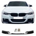 Μπροστινό Spoiler Για Bmw 3 F30/F31 11-19 M-Packet Γυαλιστερό Μαύρο M-Performance Look 2 Τεμάχια