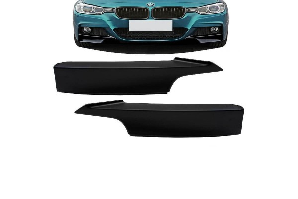 Μπροστινά Spoiler Δεξιά & Αριστερά Για Bmw 3 F30 / F31 2012-2017 M-Tech Από Abs Πλαστικό 2 Τεμάχια