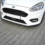 Μπροστινό Spoiler Για Ford Fiesta mk8 17+ St & St Line Έκδοση Glossy Black Maxton Design 1 Τεμάχιο