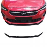 Μπροστινό Spoiler Για Opel Corsa F 19+ Μαύρο Γυαλιστερό Από Abs Πλαστικό 1 Τεμάχιο