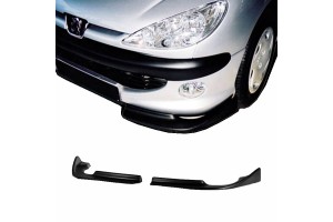 Μπροστινά Spoiler Δεξιά & Αριστερά Για Peugeot 206 98-13 Από Abs Πλαστικό 2 Τεμάχια