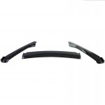 Μπροστινό Spoiler Για Seat Leon 3 (5F) 12-20 Cupra / Fr Γυαλιστερό Μαύρο Από Abs Πλαστικό 3 Τεμάχια