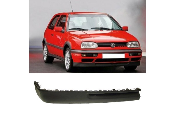 Μπροστινό Spoiler Δεξί Για Vw Golf Iii (3) 92-98 Gti Από Abs Πλαστικό 1 Τεμάχιο