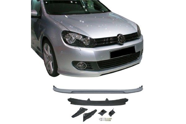 Μπροστινό Spoiler Για Vw Golf Vi (6) 08-12 Votex Look Από Abs Πλαστικό 1 Τεμάχιο