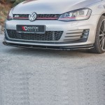 Μπροστινό Spoiler Για Vw Golf Vii (7) 12-17 Gti Έκδοση Glossy Black V.1 Maxton Design 1 Τεμάχιο