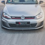 Μπροστινό Spoiler Για Vw Golf Vii (7) 12-17 Gti Έκδοση Glossy Black V.1 Maxton Design 1 Τεμάχιο