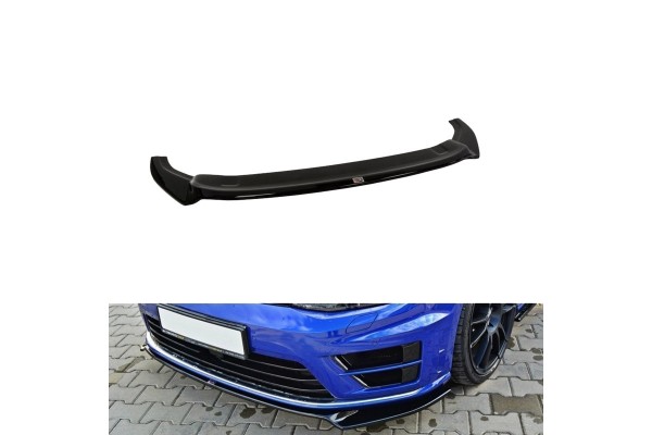 Μπροστινό Spoiler Για Vw Golf Vii (7) 12-17 R Έκδοση Glossy Black V.2 Maxton Design 1 Τεμάχιο