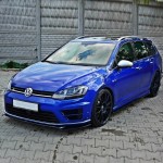 Μπροστινό Spoiler Για Vw Golf Vii (7) 12-17 R Έκδοση Glossy Black V.2 Maxton Design 1 Τεμάχιο