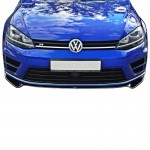 Μπροστινό Spoiler Για Vw Golf Vii (7) 12-17 R Έκδοση Glossy Black V.2 Maxton Design 1 Τεμάχιο