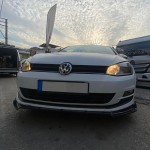 Μπροστινό Spoiler Για Vw Golf Vii (7.5) 17-20 Standard Έκδοση Μαύρο Χρώμα Από Abs Πλαστικό 3 Τεμάχια