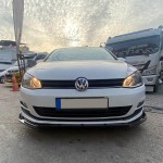 Μπροστινό Spoiler Για Vw Golf Vii (7.5) 17-20 Standard Έκδοση Μαύρο Χρώμα Από Abs Πλαστικό 3 Τεμάχια