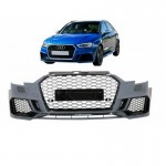 Μπροστινός Προφυλακτήρας Για Audi A3 8V 16-18 Hatchback / Sportback Facelift RS3 Look