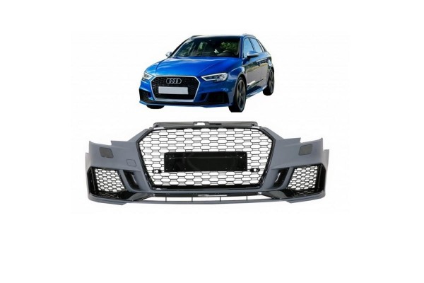 Μπροστινός Προφυλακτήρας Για Audi A3 8V 16-18 Hatchback / Sportback Facelift RS3 Look