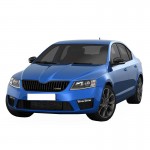 Μπροστινός Προφυλακτήρας Για Skoda Octavia Iii (3) 5E 14-16 Με Μαύρη Μάσκα Rs Look