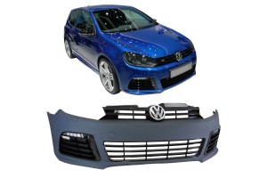 Μπροστινός Προφυλακτήρας Για Vw Golf Vi (6) 08-11 R20 Look Με Drl Μπροστινός Προφυλακτήρας Για Vw Golf Vi (6) 08-11 R20 Look Με Drl