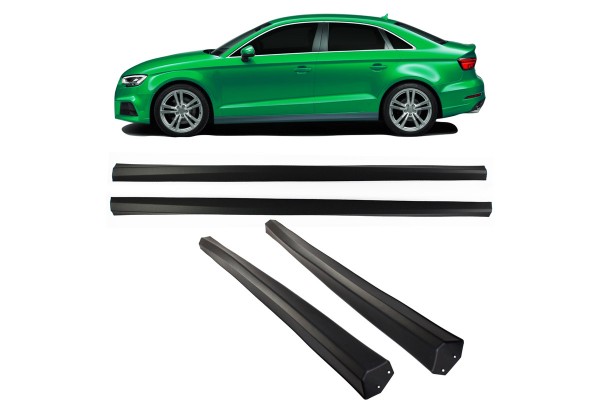 Πλαινά Μασπιέ Για Audi A3 8V 16-20 Sedan Από Abs Πλαστικό 2 Τεμάχια