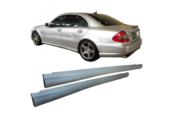 Πλαινά Μασπιέ Για Mercedes-Benz E-Class W211 02-09 Amg Look Από Abs Πλαστικό 2 Τεμάχια Made In China