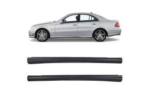 Πλαινά Μασπιέ Για Mercedes-Benz E-Class W211 02-09 Amg Look Από Abs Πλαστικό 2 Τεμάχια Made In Taiwan
