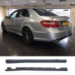 Πλαινά Μασπιέ Για Mercedes-Benz E-Class W212 09-13 Amg Look Από Abs Πλαστικό 2 Τεμάχια
