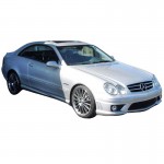 Πλαινά Μασπιέ Για Mercedes-Benz CLK-Class W209 02-09 Amg Look Από Abs Πλαστικό 2 Τεμάχια