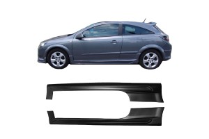 Πλαινά Μασπιέ Για Opel Astra H 04-09 3D Από Abs Πλαστικό 2 Τεμάχια