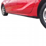 Πλαινά Μαρσπιέ Για Opel Corsa F 19+ Μαύρο Γυαλιστερό Από Abs Πλαστικό 2 Τεμάχια