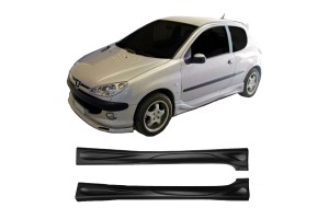 Πλαινά Μασπιέ Για Peugeot 206 98-13 Από Abs Πλαστικό 2 Τεμάχια