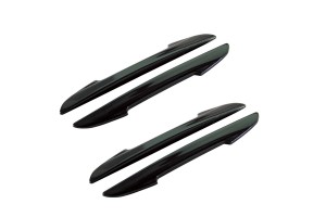 Προστατευτικά Πόρτας / Αποκρουστήρες 15cm X 1.2cm Μαύρο Γυαλιστερό4 Τεμάχια Guard