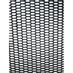 Σίτα Προφυλακτήρα Universal Πλαστική Honeycomb 120x40cm Με Τρύπα 18mm X 8mm Μαύρη
