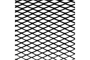 Σίτα Προφυλακτήρα Universal Αλουμινίου 100x30cm Μαύρη 1 Τεμάχιο